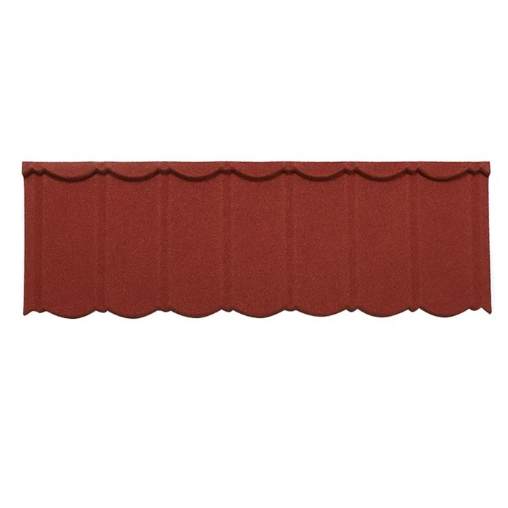 Made In China Quality Corrugated Color Metal Roof Tile Material Stone Coated Metal Roof Tile